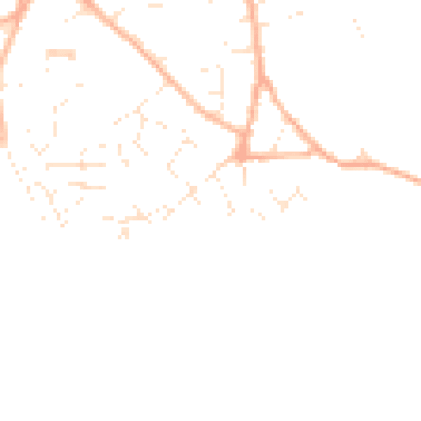 Daytime road noise heatmap for GL10 3FE