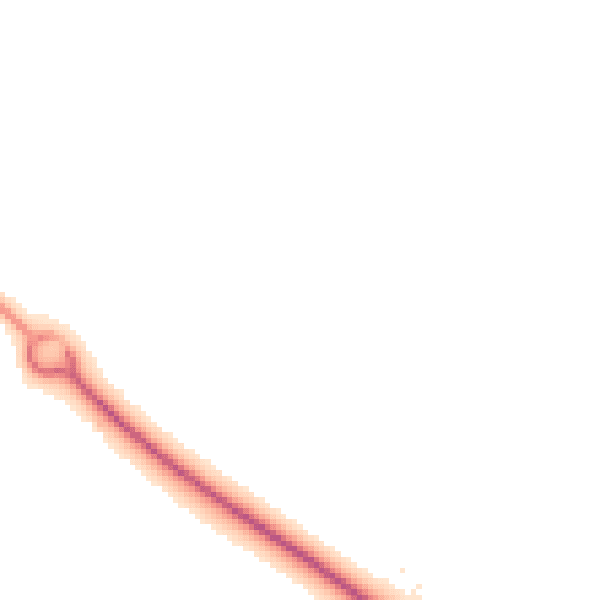Night-time road noise heatmap for GL10 3FW