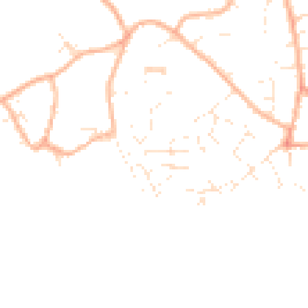 Daytime road noise heatmap for GL10 3GH