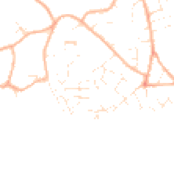 Daytime road noise heatmap for GL10 3GL