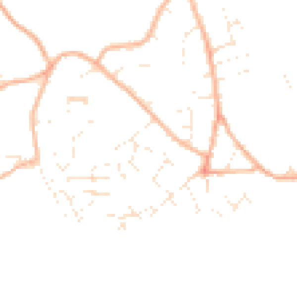 Daytime road noise heatmap for GL10 3GP
