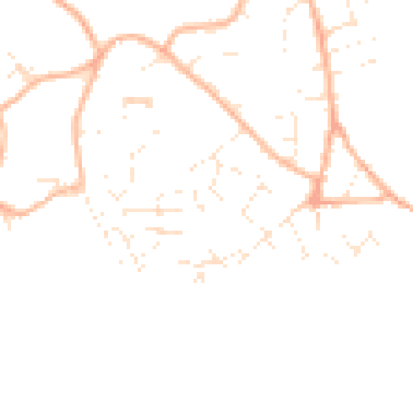Daytime road noise heatmap for GL10 3GR