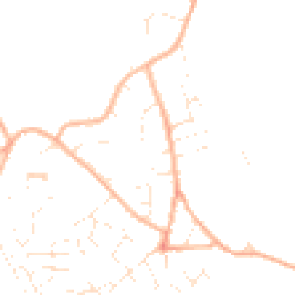 Daytime road noise heatmap for GL10 3HD