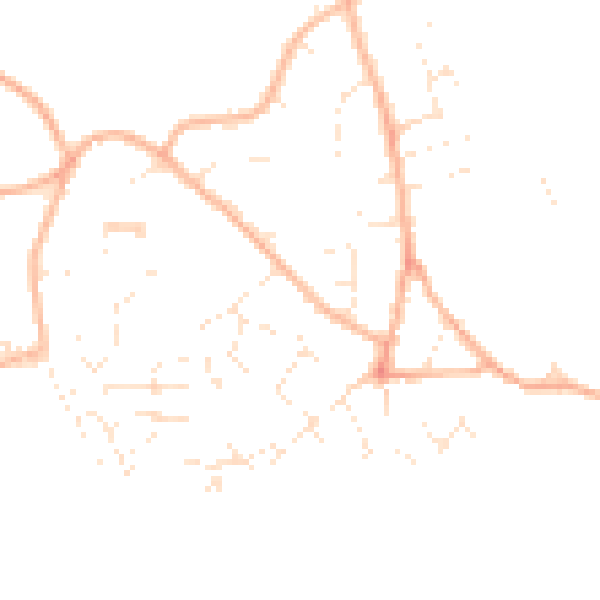 Daytime road noise heatmap for GL10 3JL