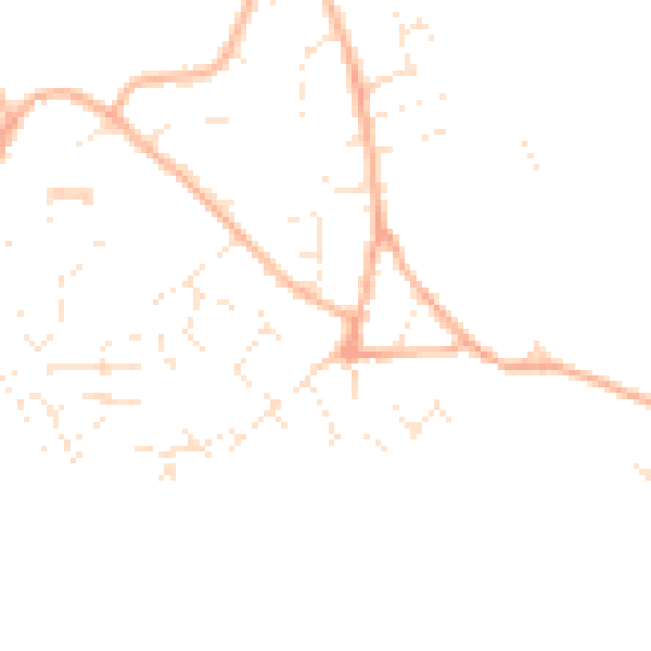 Daytime road noise heatmap for GL10 3JP