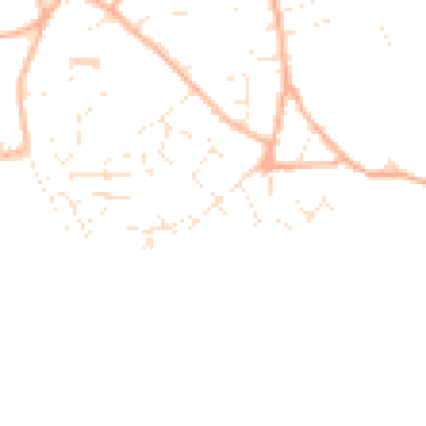 Daytime road noise heatmap for GL10 3JZ