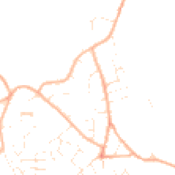 Daytime road noise heatmap for GL10 3LQ