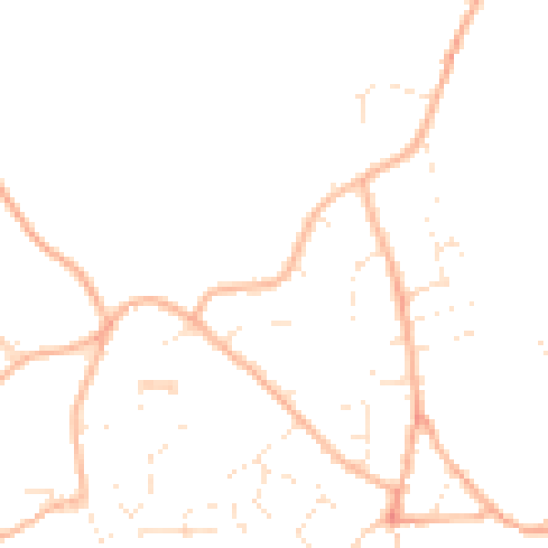 Daytime road noise heatmap for GL10 3NB
