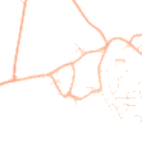 Daytime road noise heatmap for GL10 3NT