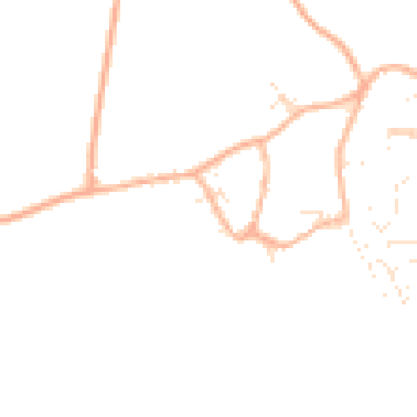 Daytime road noise heatmap for GL10 3NX