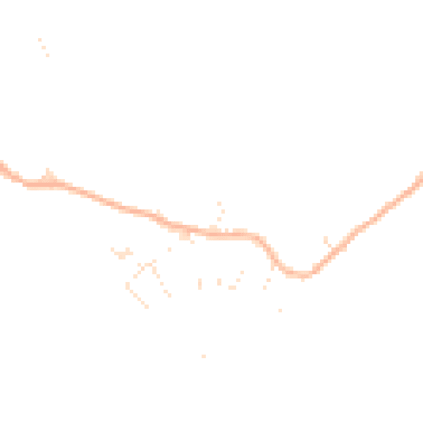 Daytime road noise heatmap for GL10 3QA