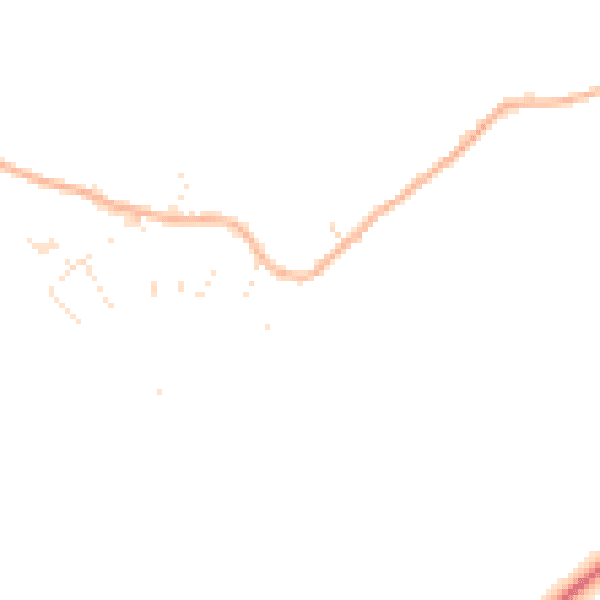 Daytime road noise heatmap for GL10 3QG