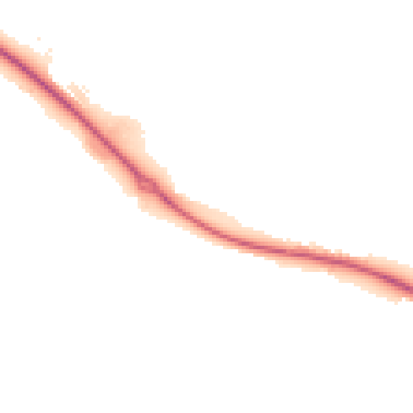 Night-time road noise heatmap for GL10 3RE