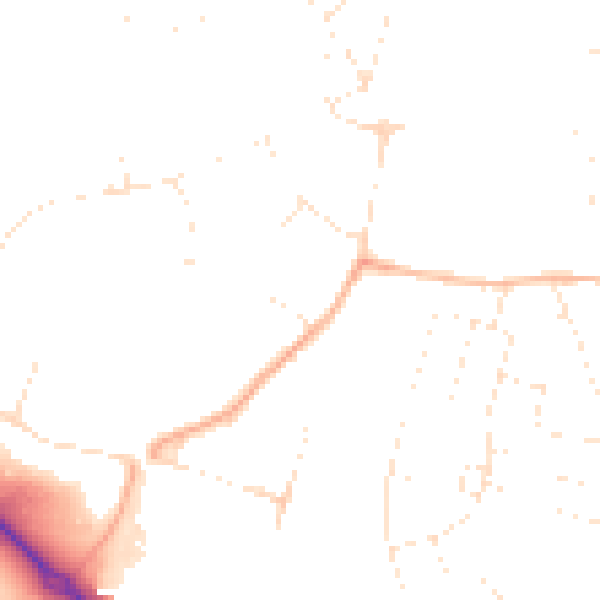 Daytime road noise heatmap for GL10 3RJ