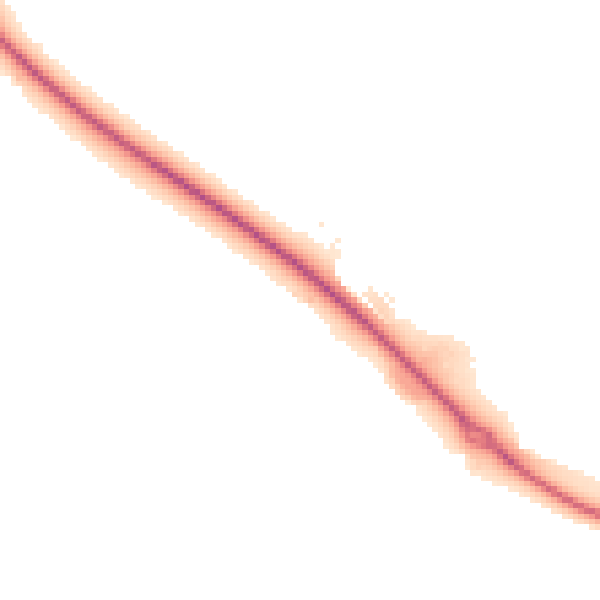 Night-time road noise heatmap for GL10 3RW