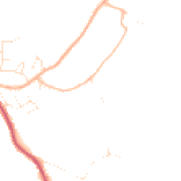 Daytime road noise heatmap for GL10 3SF