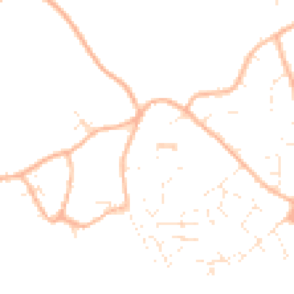 Daytime road noise heatmap for GL10 3TB