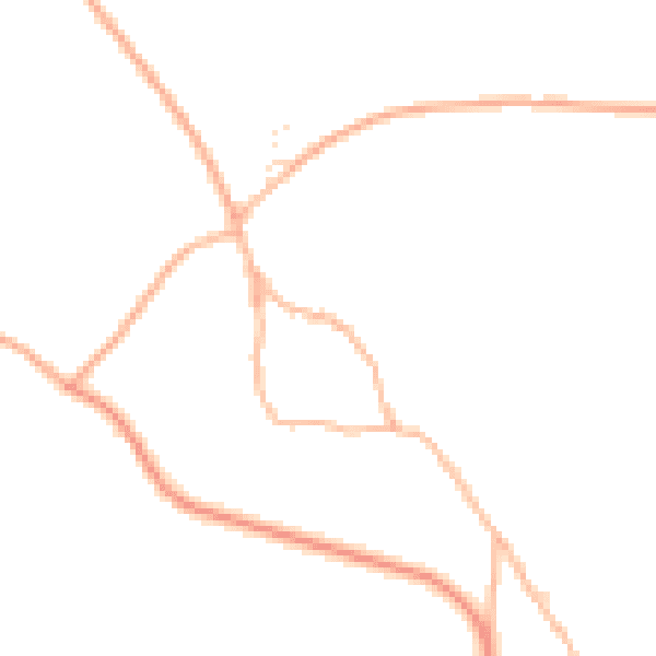 Daytime road noise heatmap for GL10 3TY