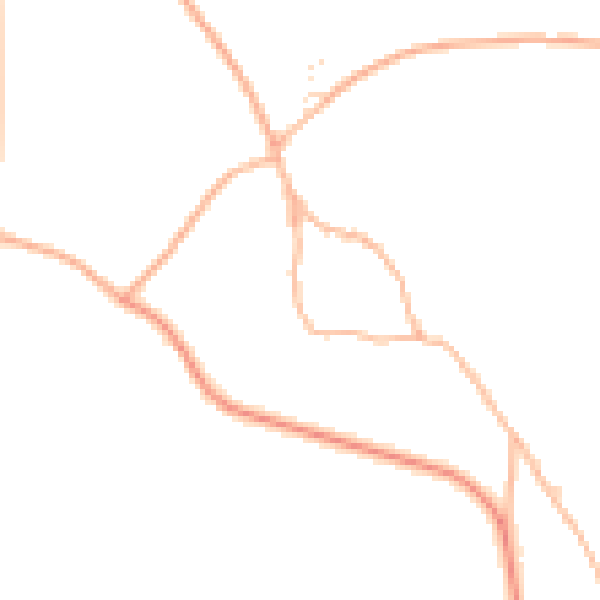Daytime road noise heatmap for GL10 3UB