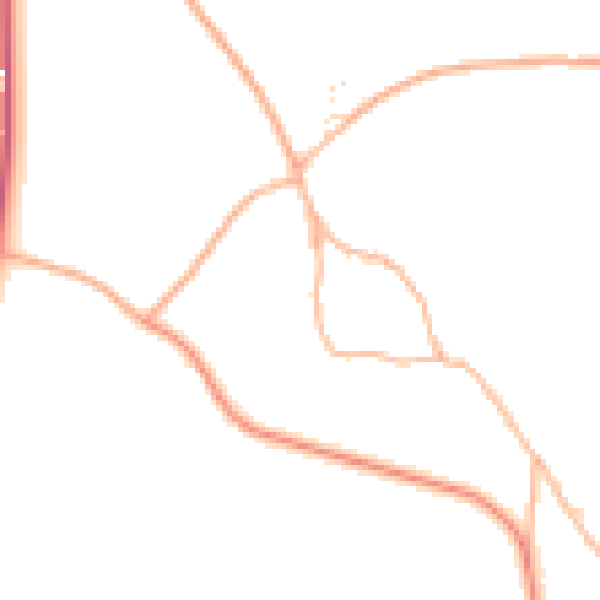 Daytime road noise heatmap for GL10 3UD