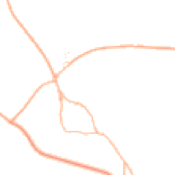 Daytime road noise heatmap for GL10 3UZ