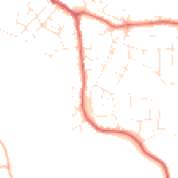 Daytime road noise heatmap for GL11 4AU