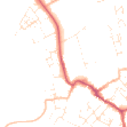 Daytime road noise heatmap for GL11 4BJ