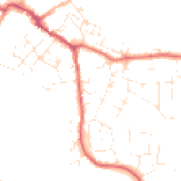 Daytime road noise heatmap for GL11 4BQ