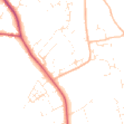 Daytime road noise heatmap for GL11 4BZ
