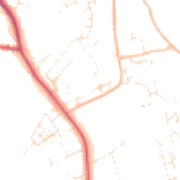 Daytime road noise heatmap for GL11 4DB