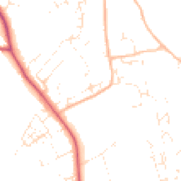 Daytime road noise heatmap for GL11 4DE