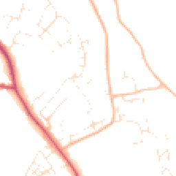 Daytime road noise heatmap for GL11 4DU