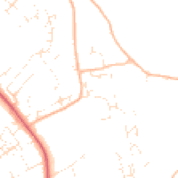 Daytime road noise heatmap for GL11 4GN
