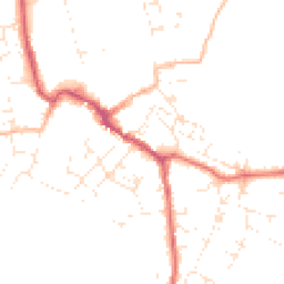 Daytime road noise heatmap for GL11 4NG