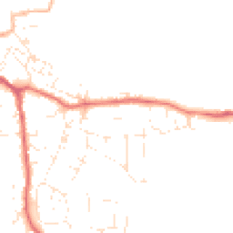 Daytime road noise heatmap for GL11 4NW