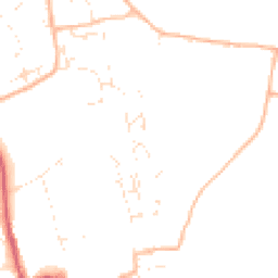 Daytime road noise heatmap for GL11 5BE