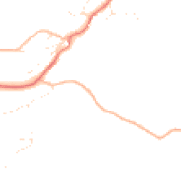 Daytime road noise heatmap for GL11 5BT