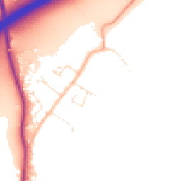 Daytime road noise heatmap for GL11 5FJ