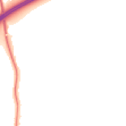 Night-time road noise heatmap for GL11 5FJ