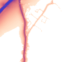 Daytime road noise heatmap for GL11 5FX
