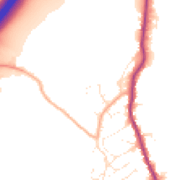 Daytime road noise heatmap for GL11 5JQ