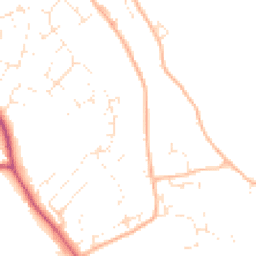 Daytime road noise heatmap for GL11 5NH
