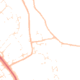 Daytime road noise heatmap for GL11 5PJ