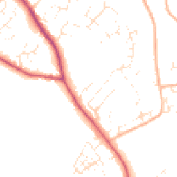 Daytime road noise heatmap for GL11 5PX