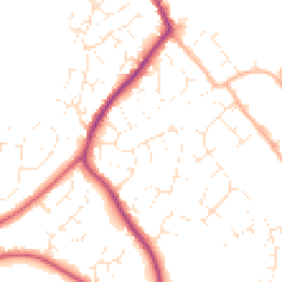 Daytime road noise heatmap for GL11 5QS