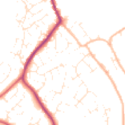 Daytime road noise heatmap for GL11 5QU