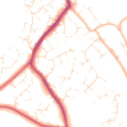 Daytime road noise heatmap for GL11 5RB