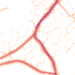Daytime road noise heatmap for GL11 5RQ