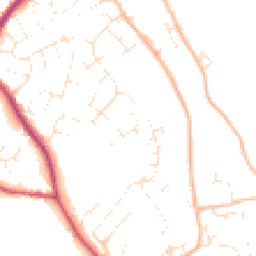 Daytime road noise heatmap for GL11 5SG