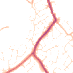 Daytime road noise heatmap for GL11 5UY